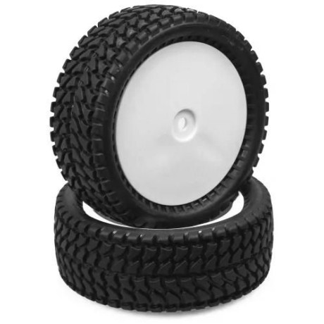 Přední nalepené Off Road 1/10 gumy, hrubý silniční profil, 2 ks.