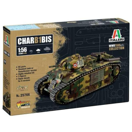 Model Kit tank 25766 - Char B1 Bis (1:56)