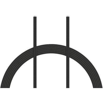 Kabel silikon 0.75mm2 1m (černý)