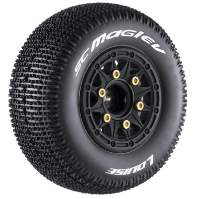 SC-MAGLEV 1/10, 12mm, 14mm a 17mm odnímatelný hex, Černé disky, 2 ks