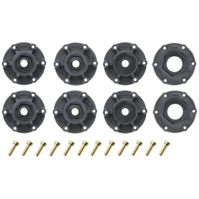 SC-MAGLEV 1/10, 12mm, 14mm a 17mm odnímatelný hex, Černé disky, 2 ks