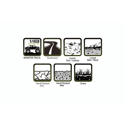 MT-MALLET SPEED 1/8, 0 a 1/2 offset 17mm odnímatelný hex, Černé disky, 2 ks