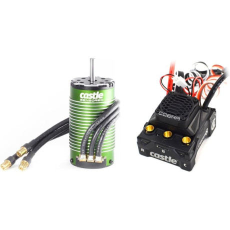 Castle motor 1512 1800ot/V, reg. Cobra 8