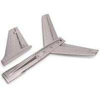 Pótalkatrész E-flite UMX F-86 Sabre RC repülőgép modellhez: farokfelületek.