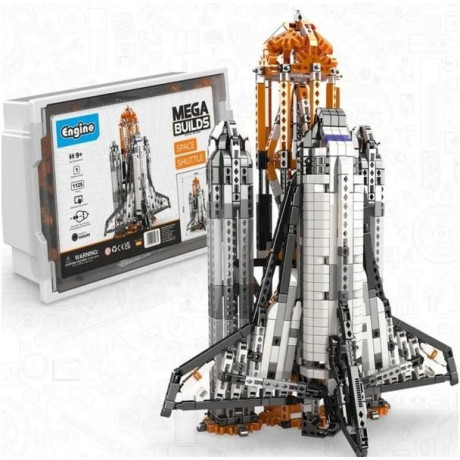 Engino Mega Builds raketoplán Challenger