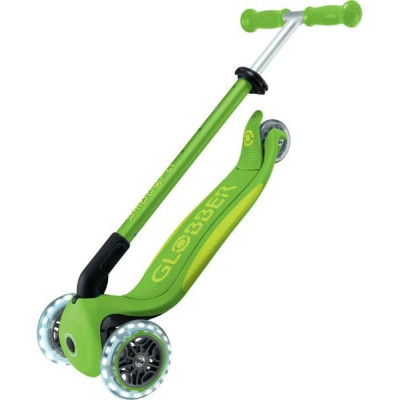 Globber - Koloběžka Primo Plus Lights V2 skládací Blue/Emerald Green