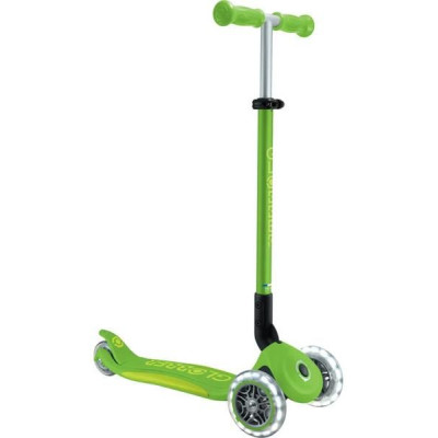 Globber - Koloběžka Primo Plus Lights V2 skládací Apple Green/Lime Green