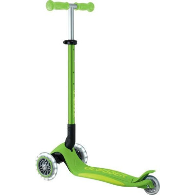 Globber - Koloběžka Primo Plus Lights V2 skládací Apple Green/Lime Green