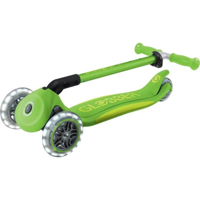Globber - Koloběžka Primo Plus Lights V2 skládací Apple Green/Lime Green