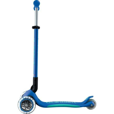 Globber - Koloběžka Primo Plus Lights V2 skládací Fuchsia/Sky Blue