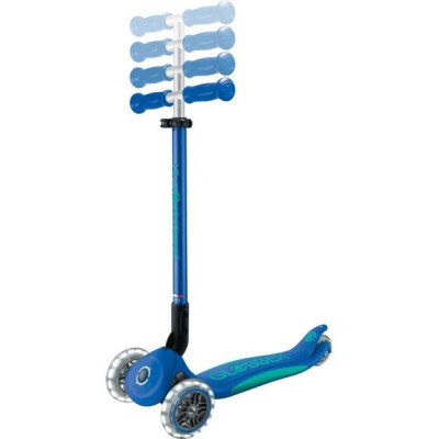 Globber - Koloběžka Primo Plus Lights V2 skládací Dark Mint/Mint