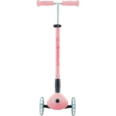 Globber - Koloběžka Primo Plus Lights V2 skládací Pastel Pink/Fuchsia