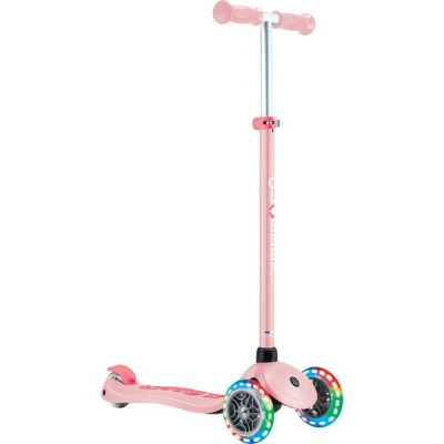 Globber - Koloběžka Primo Plus Lights V2 Pastel Pink/Fuchsia