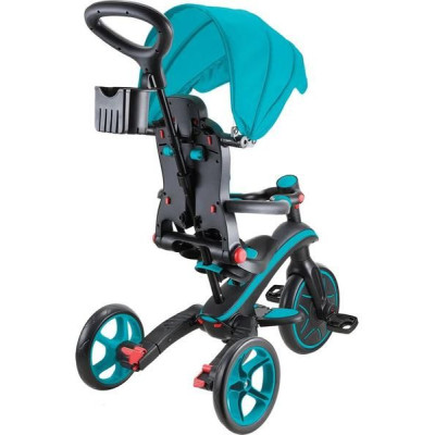 Globber - Tříkolka Explorer Trike 4in1 skládací Teal