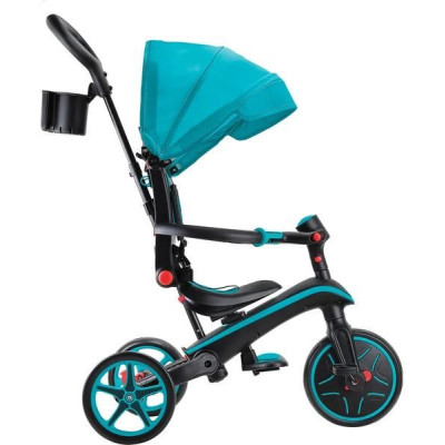 Globber - Tříkolka Explorer Trike 4in1 skládací Teal