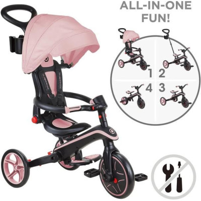 Globber - Tříkolka Explorer Trike 4in1 skládací Teal