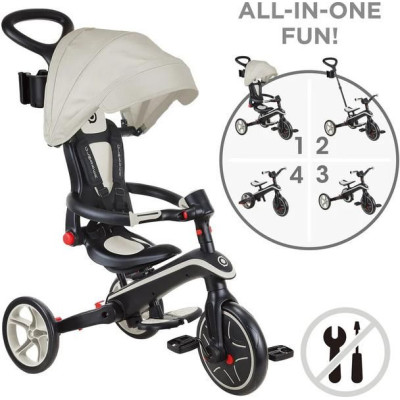 Globber - Tříkolka Explorer Trike 4in1 skládací Teal