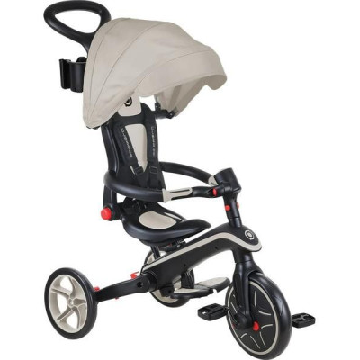 Globber - Tříkolka Explorer Trike 4in1 skládací Taupe