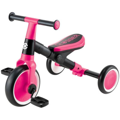 Globber - Tříkolka / odrážedlo Learning Trike Fuchsia pink