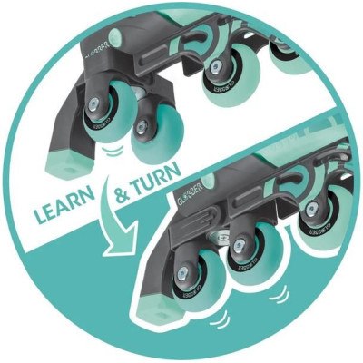 Globber - Dětské kolečkové brusle 2v1 velikost 26-29 Mint