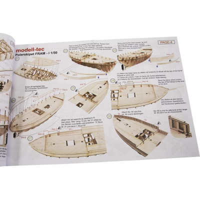 Modell-Tec Fram I. výzkumná polární loď 1:50 kit