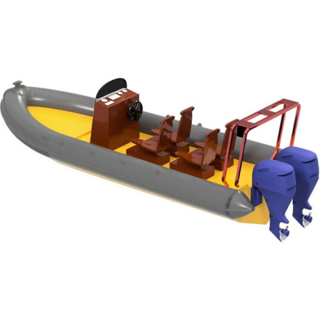 Türkmodel Zodiac nafukovací člun 1:50 kit