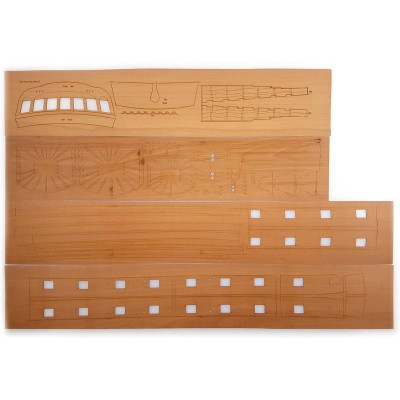 Vanguard Models HMS Indefatigable 1794 1:64 kit