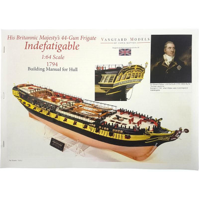 Vanguard Models HMS Indefatigable 1794 1:64 kit