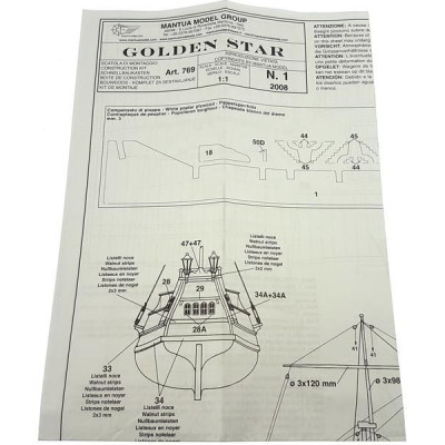Mantua Model Stavební plán Golden Star