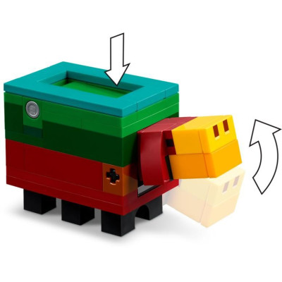 LEGO Minecraft - Zahrada s rozkvetlými třešněmi