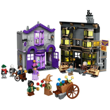 LEGO Harry Potter - Ollivanderův obchod a Obchod madame Malkinové