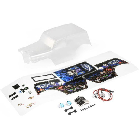 Losi karosérie Son Uva Digger nenabarvená: Mini LMT