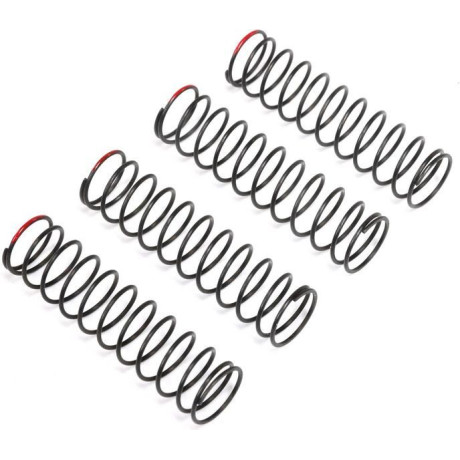 Losi pružina tlmičov tvrdá, červená (4): Mini LMT