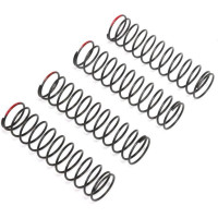 Tuning alkatrész RC modellautóhoz Losi Mini LMT: lengéscsillapító rugó kemény, piros (4 db). A rugók cseréjével állítsd be modelled felfüggesztését az igényeidhez.