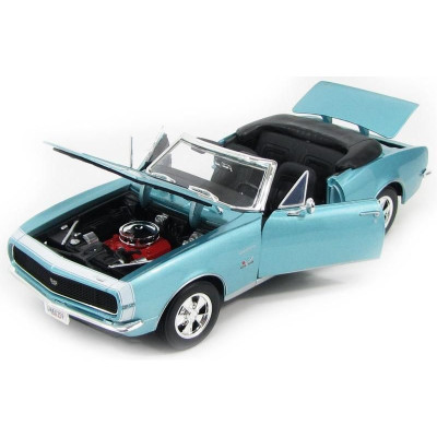 Maisto Chevrolet Camaro SS 396 1967 1:18 tyrkysová