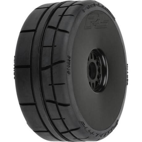 Pro-Line kolo 1:8 Menace HP BELTED Speed Run, disk Mach 10 černý H17 (2)