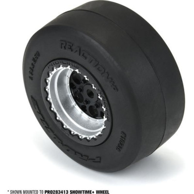 Pro-Line pneu Reaction HP No-Prep Drag Racing BELTED (2): Losi Mini No-Prep Drag