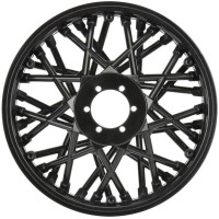 Ajánlott tartozékok RC motorkerékpárhoz Losi® Promoto-MX: Pro-Line Bullyspoke V2 Bead hátsó tárcsa, fekete. A Bullyspoke vastagabb küllőkkel rendelkezik, mint a hagyományos kerekek, hogy megakadályozza a kemény ütközéseknél történő elhajlást. A Pro-Line V2 Bead stílusát használja,