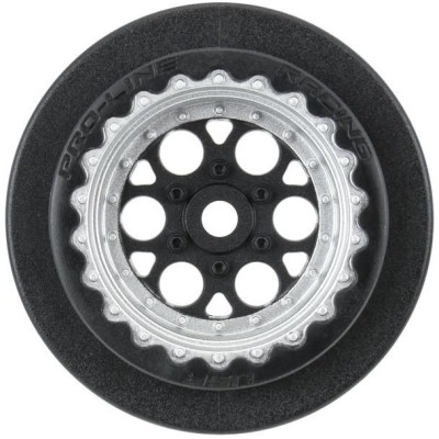 Pro-Line disk Showtime+ Black/Silver (2): Losi Mini No-Prep Drag