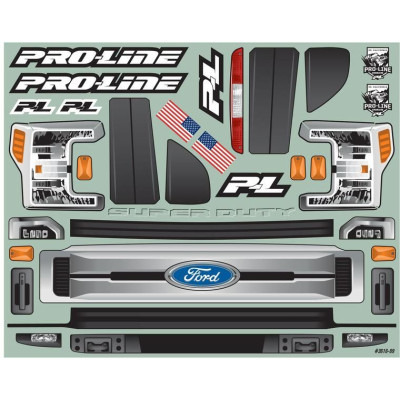 Pro-Line karosérie 1:6 2017 Ford F-250 Super Duty čirá: SCX6