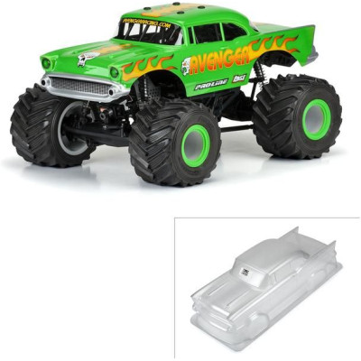 Pro-Line karosérie 1:8 Chevy Bel Air 1957 "Avenger Edition" čirá: Losi LMT