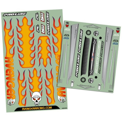 Pro-Line karosérie 1:8 Chevy Bel Air 1957 "Avenger Edition" čirá: Losi LMT