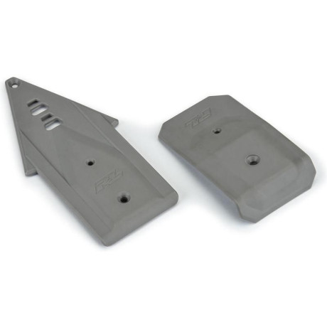 Pro-Line kluzná deska přední a zadní Bash Armor šedá: Arrma 3S