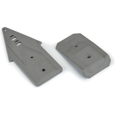 Pro-Line kluzná deska přední a zadní Bash Armor šedá: Arrma 3S