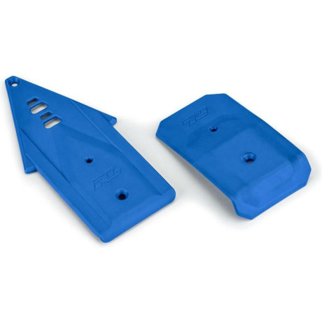 Pro-Line kluzná deska přední a zadní Bash Armor modrá: Arrma 3S