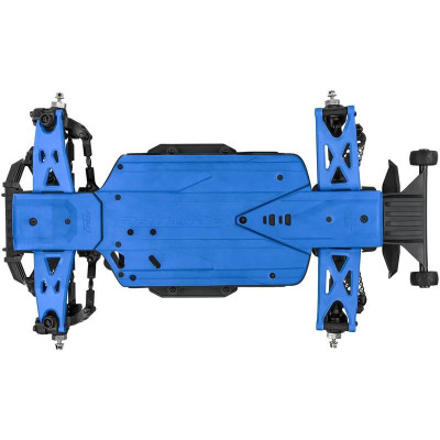 Pro-Line kluzná deska přední a zadní Bash Armor modrá: Arrma 3S