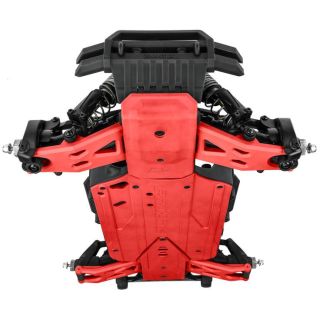 Pro-Line ochrana šasi Bash Armor červená: Arrma 3S kratší rozvor