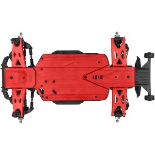 Pro-Line ochrana šasi Bash Armor červená: Arrma 3S kratší rozvor