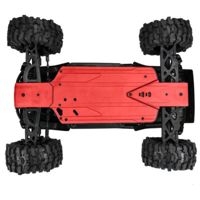 Pro-Line ochrana šasi Bash Armor červená: Arrma 3S delší rozvor