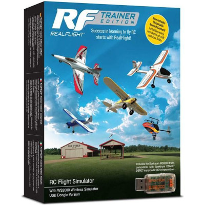 RealFlight Trainer Edition RC letecký simulátor, WS2000 bezdrátové USB rozhraní